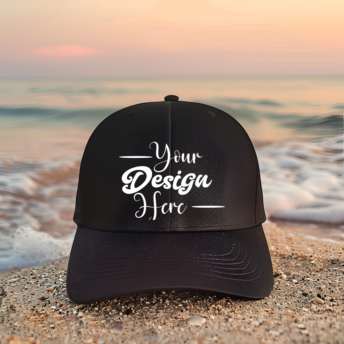 Custom 5-panel retro trucker hat!